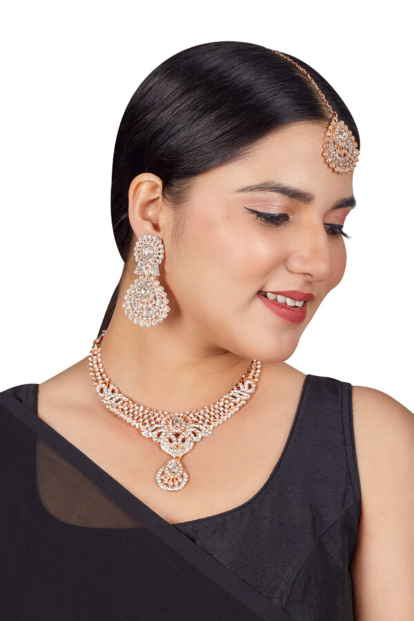 Gold-Plated Rose-Gold Alloy Jewel Assortment