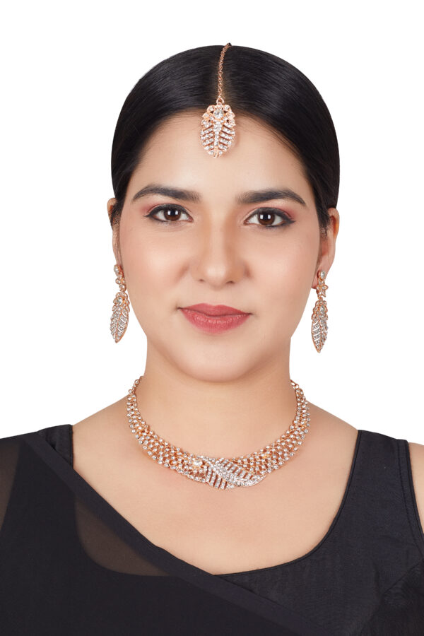 Stunning Gold-Plated Rose-Gold Jewelry Kit