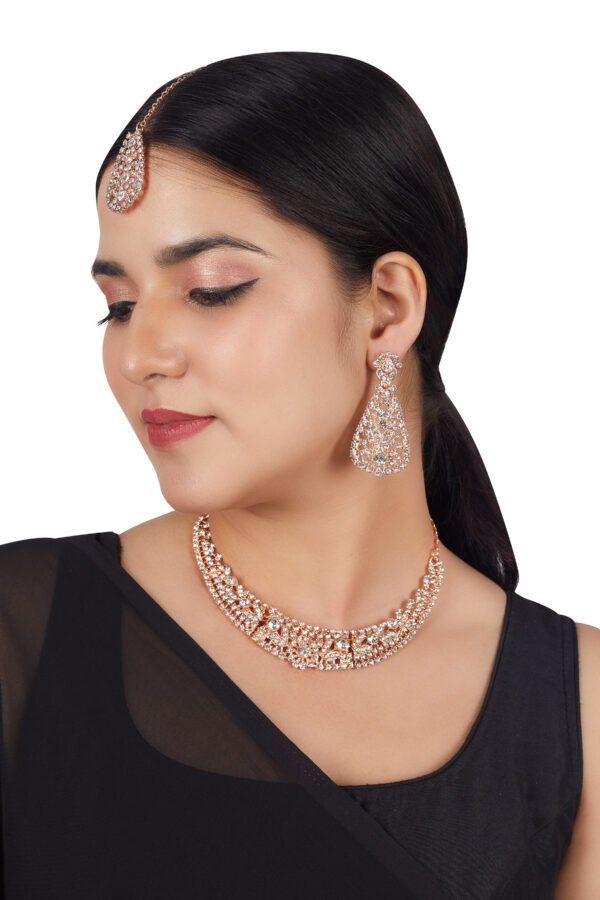 Luxurious Gold-Plated Rose-Gold Jewel Collection