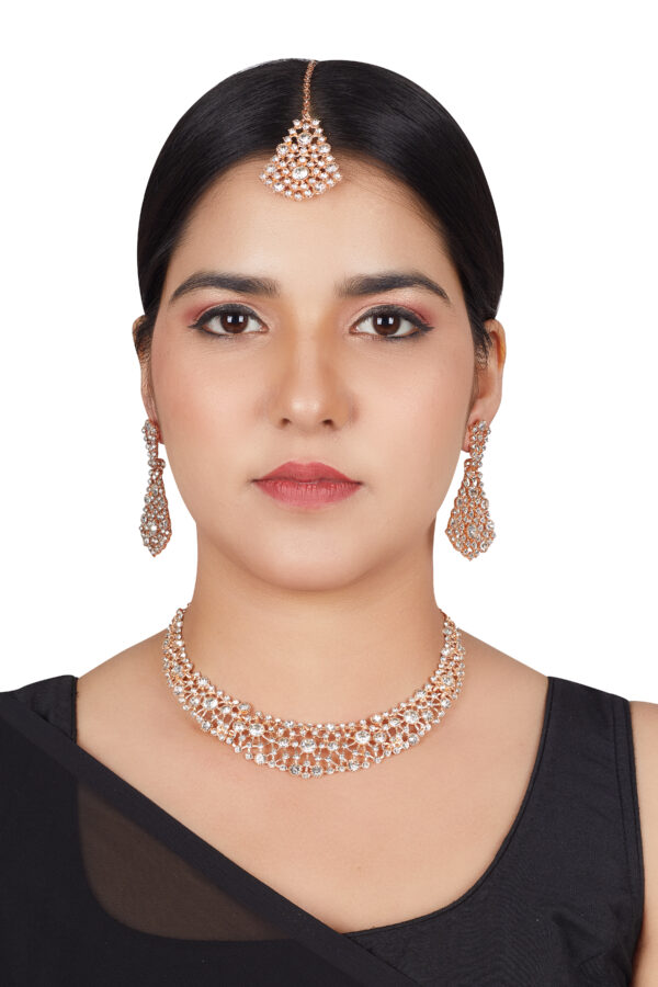 Alloy Gold-plated rose-gold Jewel Set