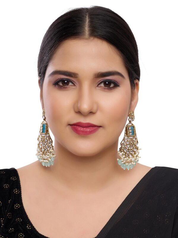 Alloy Gold-plated Mehndi Earring